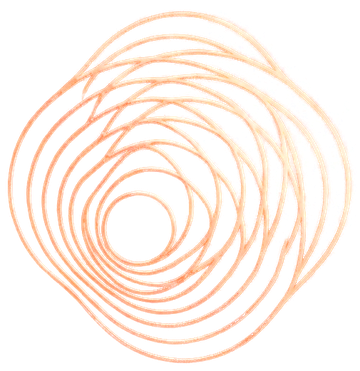 Spirale ORIGOSPHERE : cercles concentriques convergeant vers un centre